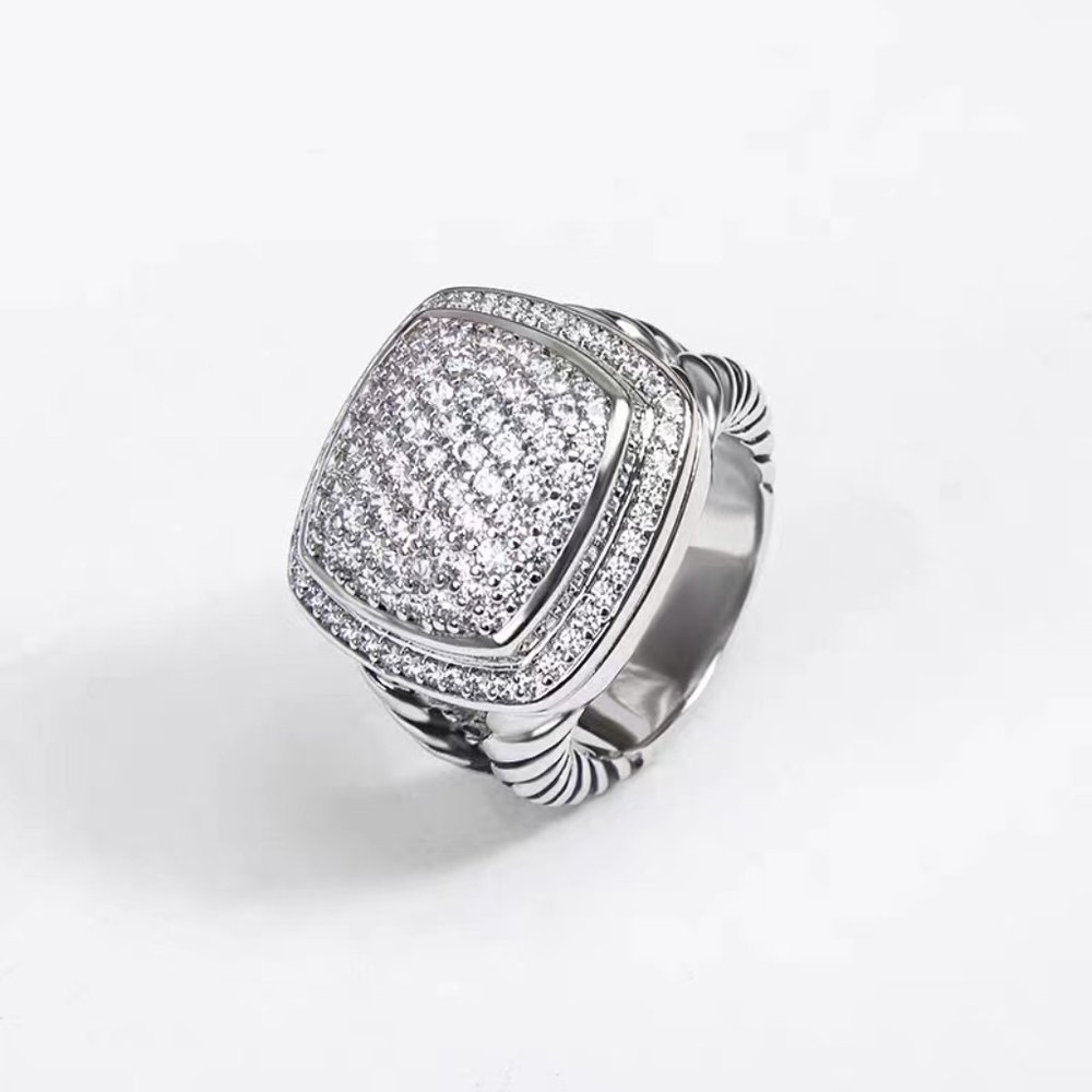 David Yurman Diamond Ring, Size 7